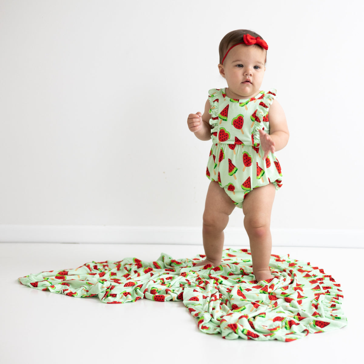 Baby watermelon clearance romper