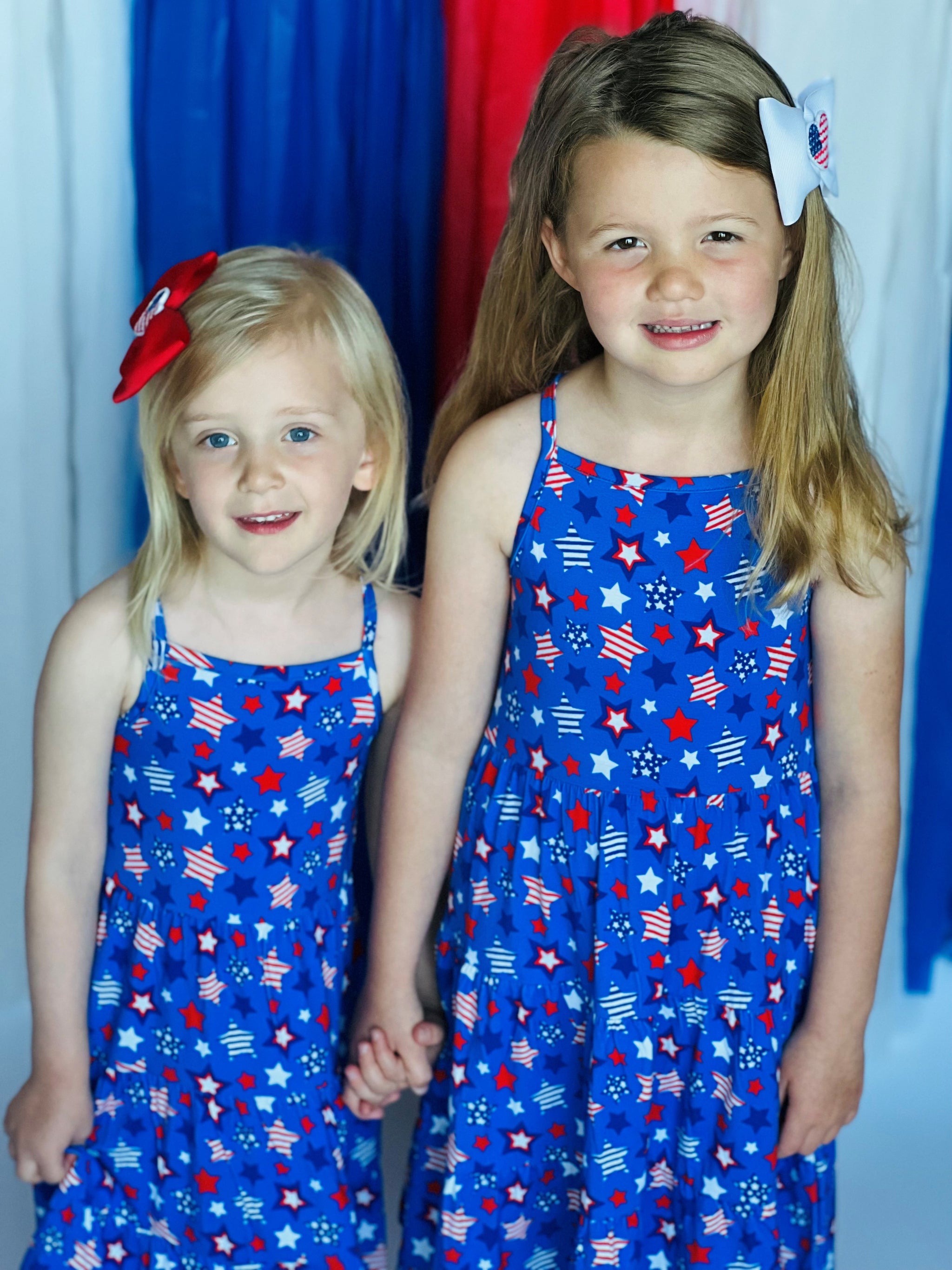 Red white and blue sun dress deals